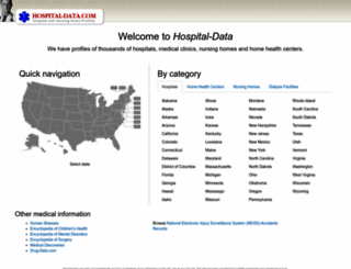 hospital-data.com screenshot