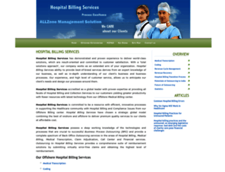 hospitalbillingservices.com screenshot