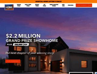hospitalhomelottery.org screenshot