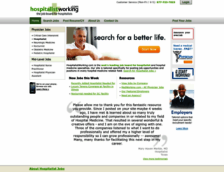 hospitalistworking.com screenshot