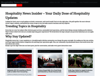 hospitalitybreakingnews.in screenshot