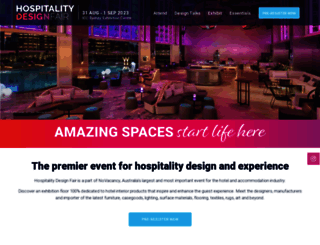 hospitalitydesignfair.com.au screenshot