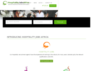 hospitalityjobsafrica.com screenshot