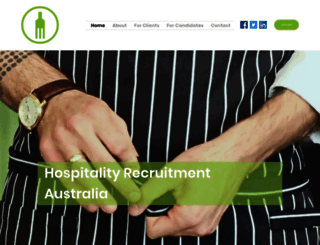 hospitalityrecruitment.com.au screenshot