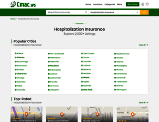 hospitalization-insurance-companies.cmac.ws screenshot