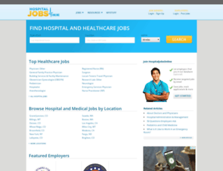 hospitaljobsonline.com screenshot
