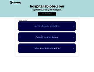 hospitallabjobs.com screenshot