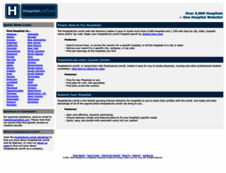hospitallink.com screenshot