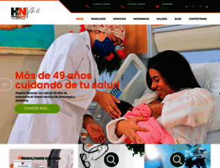 hospitalnacional.com screenshot
