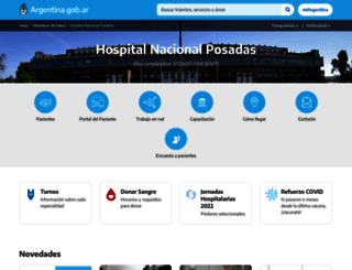 hospitalposadas.gov.ar screenshot