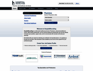 hospitalrecruiting.com screenshot