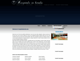 hospitalskerala.com screenshot