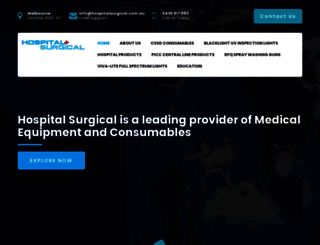 hospitalsurgical.com.au screenshot