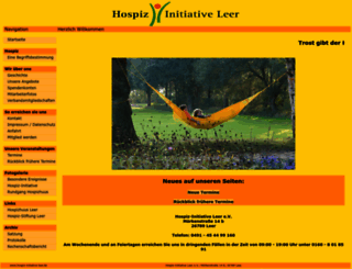 hospiz-initiative-leer.de screenshot