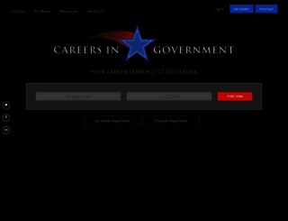 host.careersingovernment.com screenshot