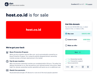 host.co.id screenshot