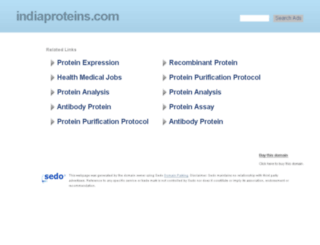 host.indiaproteins.com screenshot