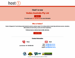 host1.com.au screenshot