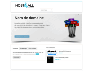 host4all.net screenshot