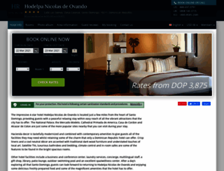 hostal-nicolas-ovando.hotel-rn.com screenshot