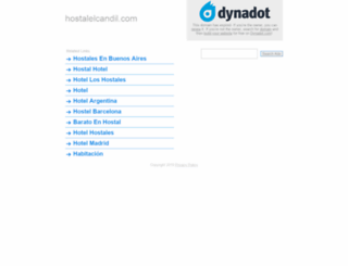 hostalelcandil.com screenshot