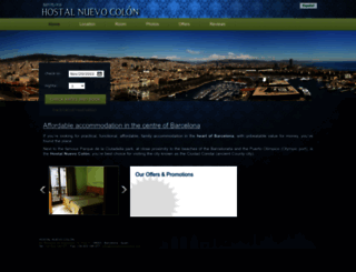 hostalnuevocolon.es screenshot