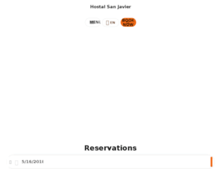 hostalsanjavier.com screenshot