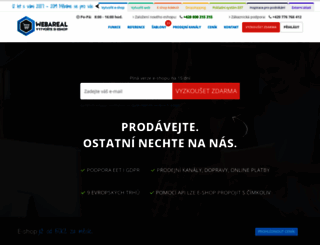 hostareal.cz screenshot