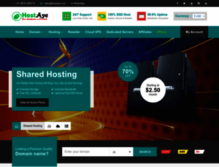 hostaye.com screenshot