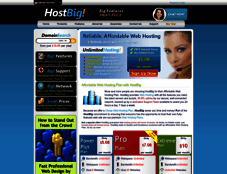 hostbig.com screenshot