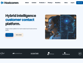 hostcomm.co.uk screenshot