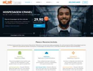 hostcuritiba.com.br screenshot