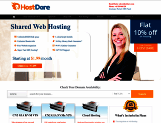 hostdare.com screenshot