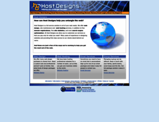 hostdesigns.com screenshot