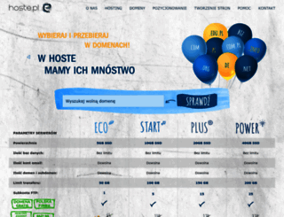 hoste.pl screenshot