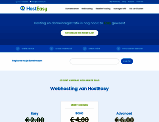 hosteasy.nl screenshot