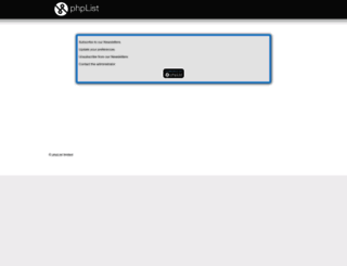 hosted.phplist.com screenshot