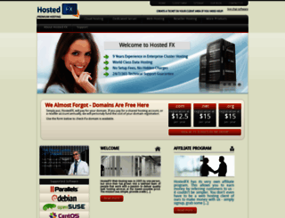 hostedfx.com screenshot