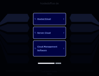 hostedoffice.de screenshot