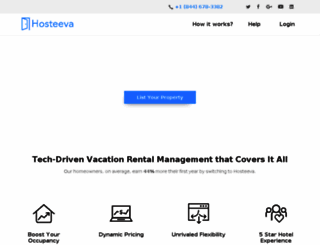 hosteeva.com screenshot