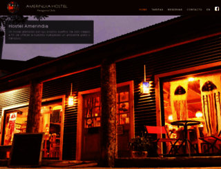 hostelamerindia.com screenshot
