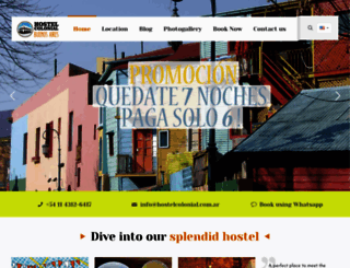 hostelcolonial.com.ar screenshot