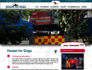 hostelfordogs.com screenshot