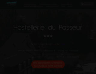 hostellerie-du-passeur.com screenshot