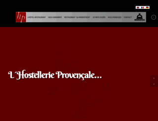 hostellerieprovencale.com screenshot