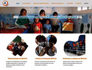 hostellingbolivia.org screenshot