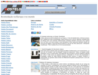 hostelo.com.pt screenshot