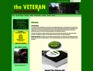 hosteltheveteran.nl screenshot