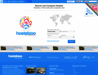 hostelzoo.com screenshot