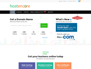 hostencore.com screenshot